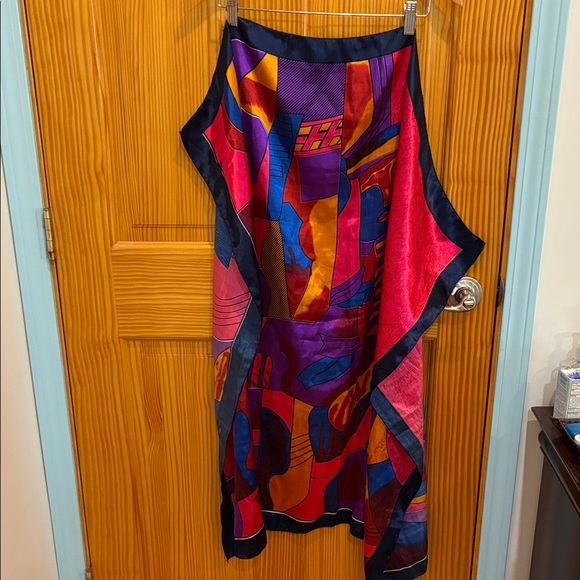 Colorful Abstract Women's Skirt - Picture 1 of 3